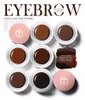 O.two.o wenkbrauw gel 6 kleuren 3d natuurlijke bruine oog wenkbrauw schaduw make-up professionele langdurige brow verf cosmetica met borstel met borstel