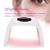 7 kleuren opvouwbare PDT -therapie LED gezichtsmasker huid Verjonging PON Device Spa Acne Remover Antiwrinkle Red Blue LED Light7653535