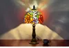 Tiffany Lamp Vintage Table Light Home Decoration Bedside Light Study Stained Glass Art Desk LED Table Lamps