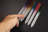 Crystal Glass Nail Files Slitstark Crystal File Nail Buffer NailCare Nail Art Tool för Manicure UV Polish Tool 140X12x3mm DHL Gratis