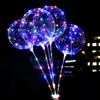 LED Luminous Led Balloon Transparent Round Bubble Decoration Birthday Party Wedding Decor Globos Christmas Gift LED Light Balloont