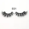 New Mink Lashes 3D Mink 속눈썹 100 % 잔인 무료 속눈썹 수제 재사용 가능한 자연 속눈썹 인기 가짜 Eeye Lashes 메이크업 E 시리즈