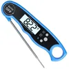 Vattentät LCD Digital Instant Läs kötttermometer Kök Mat Matning Termometer Bakgrundsbelysning Elkött Termometer Probe BBQ Grilling