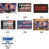 Trump Flag 90 * 150 CM Donald Trump V S Joe Biden Banner Bandiere per il Presidente USA Elezione Banner 14 * 21 cm maniglia Bandiera Decorazioni per feste GGA3476-1