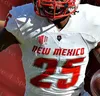 American College Odzież piłkarska New Mexico Lobos NMU College Football Jerseys Miles Kendrick Nathaniel Jones Sherod White Christian Washington Geordon Porter Luke