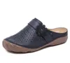 Kvinnor tofflor plus storlek kilar skor för kvinna sommarskor kvinnlig anti-skid ljus blomma chaussures femme plattform sandaler