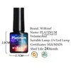 9 pcs/Lot 8ml 3D Glitter Platinum UV&LED Gel Nail Polish Semi-Permanent Colorful Shining Soak Off Gel Lacquer