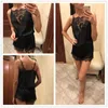 Sexy Vrouwen Nachtkleding Kant Pyjama Suit Spaghetti Strap Diepe V Mouwloze Zomer Night Top Pant Set