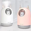 Humidificateur d'air de cerf USB électrique ultrasonique 300ML diffuseur d'huile essentielle d'arôme de synchronisation pour animaux de compagnie brumisateur de fabricant de brume fraîche avec la lumière Y200417086292