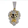 Fashion- Chains Pendant Designer Necklace Hip Hop Jewelry Mens Lion Head Pendants Diamond Luxury Cuban Link Wedding Pandora Style Charms