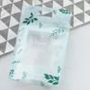 플라밍고 작은 신선한 가방 수제 비스킷 플라스틱 손잡이 도매 QW9157 가방 포장 포장 식품을 자체 밀봉