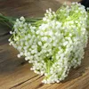 Flores artificiales para el aliento de bebés, 52cm de longitud, Gypsophila falsa de tacto Real para bodas, Navidad, fiesta DIY, decoración para el hogar, jardín y oficina