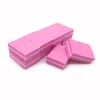 Jearlyu 20pcslot File da unha 100180 Mini -unhas Doublesidididided Block Block Pink Sponge Art Landing Buffer Arquivo Manicure Tools1251255