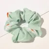 Ins heta blomma scrunchies elastiska hårband kvinnor scrunchy tjejer söt hår tillbehör blommig hästsvans hållare gummi hår slipsar