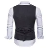 2020 nouvelle ferme de mariage marron laine à chevrons Tweed gilets sur mesure Groom039s costume gilet Slim Fit sur mesure gilet de mariage hommes 1920130