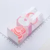 Cuillère à mesurer créative en forme de cœur, cuillères à mesurer en plastique pour cadeau de mariage, cadeaux de réception-cadeau pour bébé, 4 pièces/ensemble