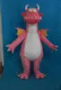 2018 Rabat Factory Sprzedaż Pink Dragon Maskotki Dinozaur Kostium Gospodarstwo Urodzinowe Dress Halloween Carnivals Kostiumy