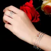 Nieuwe mode dames armbanden armbanden voor feest bruiloft 18k wit goud vergulde cz armbandbangle voor bruid leuk cadeau4705549