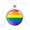 Rainbow Gay Pride necklace Love Wins Heart GLBT For Lesbians Gays Pride Bisexuals Transgender Men's LGBT Necklaces Jewelry