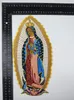 Patch ricamata Santa Vergine Maria su misura grande cucire su ferro da stiro per t-shirt giacca abbigliamento design applique