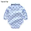 Newborn baby boys wedding clothes sets toddler fashion cotton vestromperspants 3pcs outfits for bebe boys infant birthdays outfi8433711