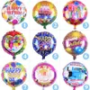 18 inç Doğdun Kalp Hava Topları Alüminyum Folyo Balonlar Parti Süslemeleri Çocuklar Helyum Ballon Parti Malzemeleri
