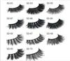 In Stock Imitated Mink Eyelashes 20 stijlen 3D Valse Wimpers Zachte Natuurlijke Dikke Nep Wimper 3D Oog wimpers Mink False Wyelash Ottie