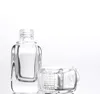 Beste Kwaliteit Spot Grid Square 10 ml 20 ml 40 ml essence fles lege navulbare flessen cosmetische container make-up te koop