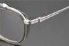 2021 100% ren-titan pläteringsglasögon glas IP Manlig Big-Rim Pure-Titanium Ram Ny guld Full Frame Lightweight Prescription 1747 för PMHL