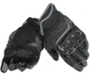 Blackwhitelava Red Dain Carbon D1 Korte handschoenen voor motorcross heren leerhandschoenen8396299