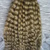 Mongolian Afro Kinky Curly no weft human hair bulk for braiding 100g Kinky Curly human hair for braiding bulk no attachment