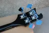 Factory Custom 4 strings Rosewood Fingerboard Black Electric Bass Guitar with Chrome hardwareWhite Pickguardoffer customize8671845