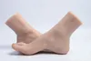 High quality real Female sexy doll Foot mannequin Vascular Silicone Photography Silk Stockings Jewelry Model soft Silica gel 2PC/lot C726