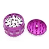 Smoking Herb Grinders 4 Layers 25inches63mm Aluminium Alloy CNC material Tobacco Tool have 6colors3827368