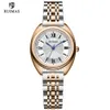 Ruimas Dames Quartz Horloges Luxe Business Horloge Roestvrij staal Waterdichte Jurk Horloge Dame Relogio Feminino Clock 593