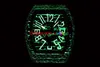Najwyższej jakości mężczyźni vanguard zegarki automatyczne automatyczne datę zegarek męski czarny wybór włókna węglowego gumowa męska zegar męski sport