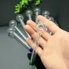 Glaspfeifen Rauchen geblasener Wasserpfeifen Herstellung mundgeblasener Bongs Sprühfarbener Mini-Glas-Direktkochtopf