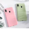 Caso de telefone protetor de silicone líquido para Samsung Galaxy A10 A20 A30 A50 A50 A70 A80 A90 M10 M30 M30 Soft TPU Tampa traseira