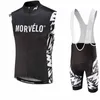 Morvelo Team Radfahren Ärmelloses Trikot Weste Trägerhose Sets Ropa Ciclismo Männer Top-Markenqualität Rennbekleidung U81919
