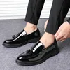 Sapatos masculinos de negócios homens casuais sapatos respirável maré high-rise couro vestido
