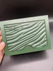 Green Watch Box Gift Case для часа биклеты и бумаги на английском швейцарском топе коробки Orologio di lusso7060818