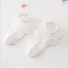 2019 enfants été accessoires rétro dentelle bébé fille à volants froufrous coton cheville chaussettes courtes décontracté enfants princesse couleur bonbon