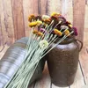 Decoratieve bloemen kransen -20pcs Gedroogde bloemen Daisy Natuurlijk kunstmatig kleurrijke chrysanthemum ornament tuin stro stalk trouwfeest h