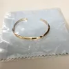 Love C Bracelets Cuff with Original box Rose Gold Silver Bangle All Stainless steel Bracelet Women and Mens bracelet Jewelry set304T