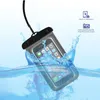 Dry Bag Waterproof case bag PVC universal Phone Bag Pouch With Colors Compass Bags For Diving Swimming smart phones up to 5.8 6.0 inch