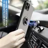 360 Ringhållare Clear Matte Magnetic Phone Falls för iPhone 12 Pro Max Mini Case Samsung Galaxy A10S A20s med Hybrid Kickstand7896708