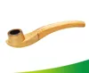 Handmade wooden pipe curved pipe cigarette holder wood pipe spot