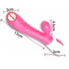 Sexleksaker för kvinnor orgasm 10 hastighetsmassager silikon kanin vibrerande dildo med kraftfull g spot clit vaginal vibrator sex produkter