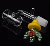 2mm di spessore quarzo Enail senza cupola con cactus Carb Cap Quartz Banger Nail kit per 16mm 20mm Bobina di riscaldamento Bong in vetro portatile