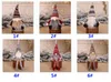 Christmas Ornament Knitted Plush Gnome Doll Xmas Tree Hanging Pendant Holiday Decor Gift Wall Decorations 10pcs HH9-2461